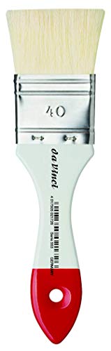 da Vinci Graphic Design Series 553 Mottler Brush, White Goat Hair with White/Red Handle, Size 40