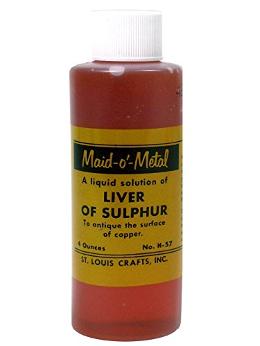 St. Louis Crafts Liver Of Sulphur 4 oz. bottle [PACK OF 3 ]