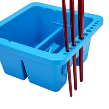 Load image into Gallery viewer, MyLifeUNIT Artist Brush Basin, Multifunction Paint Brush Tub with Brush Holder
