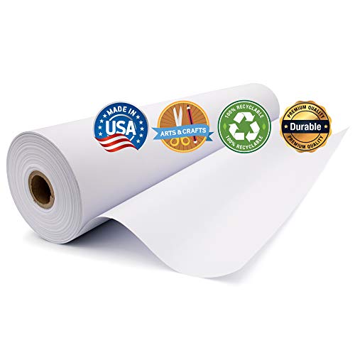 Durable Art Easel Paper Roll for Crafts, Drawing & Painting | Ideal for Kids Projects | 17.75 inches x 100 feet | by Paper Pros