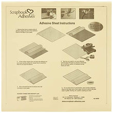 Load image into Gallery viewer, Scrapbook Adhesives by 3L 01679 12-Inch Adhesive Sheets, 25-Pack, 12 by 12, 25 Count
