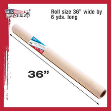 Load image into Gallery viewer, U.S. Art Supply 36&quot; Wide x 6 Yard Long Canvas Roll - 100% Cotton 12 Ounce Triple Primed Gesso Artist Painting Backdrop
