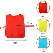 Load image into Gallery viewer, Caydo 3 Pieces Water Resistant Children&#39;s Art Smock Middle Size with 3 Roomy Pocket, Painting Apron for Kids 6 to 10 Years
