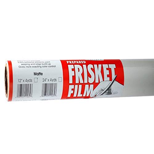 Grafix Extra Tack Frisket Film Self-Adhering Removeable Adhesive Film, Great for Airbrushing, Retouching, Stencils, Rubber Stamping, Watercolors, and Masking 12
