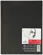 Load image into Gallery viewer, Canson Artist Series Sketch Book Paper Pad, for Pencil and Charcoal, Acid Free, Hardbound, 65 Pound, 8.5 x 11 Inch, 108 Sheets
