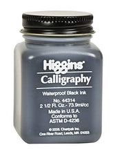 Load image into Gallery viewer, Higgins Black Calligraphy Ink, 2.5 Ounce Bottle (44314)
