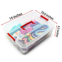 Load image into Gallery viewer, MDLUU Paper Quilling Kit with 1860 Strips and Quilling Tools and Storage Box, Paper Quilling Craft Great for DIY Learning Class, Home Decoration, Birthday Gift
