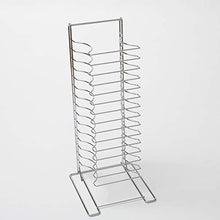 Load image into Gallery viewer, American Metalcraft 19029 Chrome-Plated Steel Standard Pizza Rack, 15 Slots, Silver
