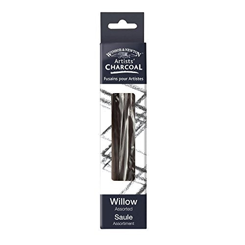 Winsor & Newton Artist Willow Charcoal Sticks 12/Pkg-Assorted