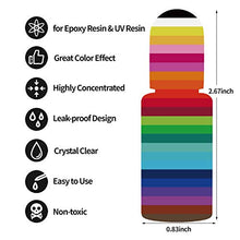 Load image into Gallery viewer, Epoxy Resin Pigment - 24 Colors Transparent Non-Toxic UV Epoxy Resin Dye Liquid for UV Resin Coloring, Resin Jewelry Making - Concentrated UV Resin Colorant for Art, Paint, Crafts - 0.35oz Each
