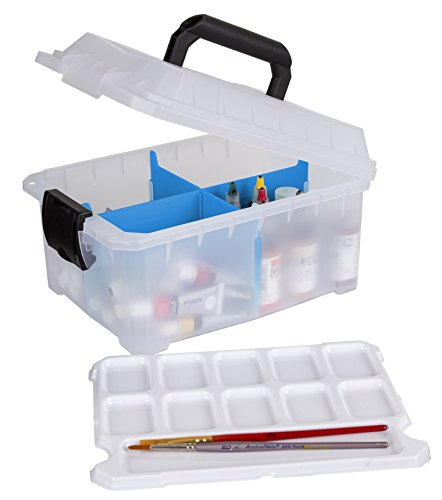 ArtBin Sidekick Art and Craft Supply Storage with Paint Pallet Tray (6816AG)