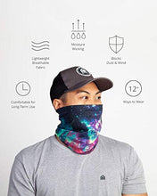 Load image into Gallery viewer, Spiral Tie Dye Neck Gaiter Mask Full Face Covering - Cool Breathable Lightweight Fabric Mouth Gator for Men &amp; Women iHeartRaves
