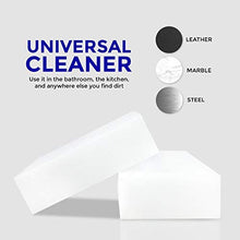 Load image into Gallery viewer, STK 20 Pack Extra Thick Magic Cleaning Pads - Eraser Sponge for All Surfaces - Kitchen-Bathroom-Furniture-Leather-Car-Steel - Just Add Water to Erase All Dirt - Melamine - Universal Cleaner
