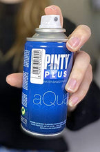 Load image into Gallery viewer, Pintyplus Aqua Spray Paint - Art Set of 8 Water Based 4.2oz Mini Spray Paint Cans. Ultra Matte Finish. Low Odor. Perfect For Arts &amp; Crafts. Craft Paint Set Works on Plastic, Metal, Wood, Cardboard
