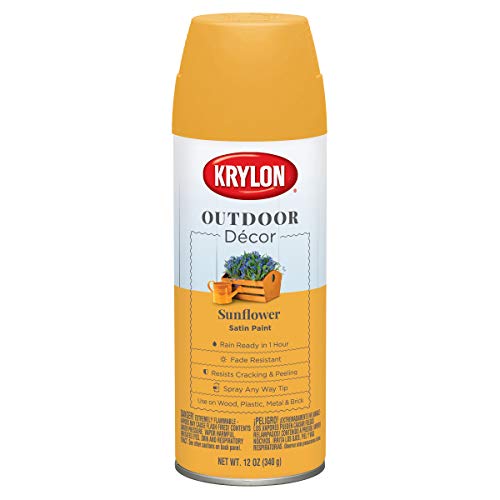 Krylon K09330000 Outdoor Décor Spray Paint, Sunflower