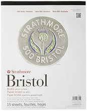 Load image into Gallery viewer, Strathmore (580-62 500 Series Bristol, 2-Ply Vellum Surface, 11&quot;x14&quot;, White, 15 Sheets
