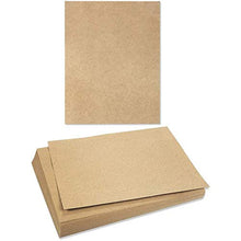 Load image into Gallery viewer, Kraft Stationary Paper for Crafting, Letter Size (8.5 x 11 in, Brown, 96 Sheets)

