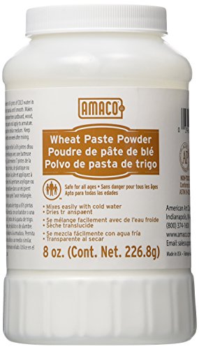 Amaco Non-Toxic Wheat Paste Powder, 8 oz - 151504