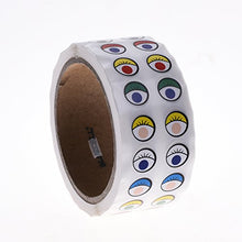 Load image into Gallery viewer, BCP Colorful Eye Sticker Labels -1000 Pair Per Roll
