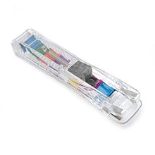 Load image into Gallery viewer, Rapesco Supaclip 40 Dispenser with 25 Multi Color Clips (RC4025MC)
