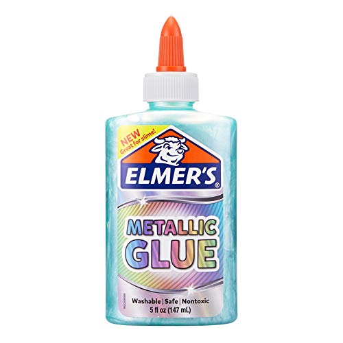 Elmer's Metallic School Glue, 5 Ounces, Teal