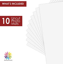 Load image into Gallery viewer, Mat Board Center, 16x20 Uncut Boards - Full Sheet - for Art, Prints, Photos, Prints and More, White Color, 10-Pack
