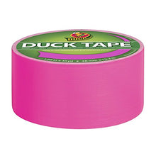 Load image into Gallery viewer, Duck Brand 868088 X-Factor Neon Colored Duct Tape, Funky Flamingo, 1.88-Inch by 15 Yards, Single Roll
