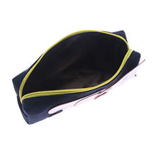 Load image into Gallery viewer, DIFFLIFE Cute Cat Pencil Case, Large Capacity Waterproof Silicone Pencil Case Stationery Pencil Pouch Bag Case Cosmetic Makeup Bag Passport Organizer Bag(Black Cat), Pink (YUNDA921)
