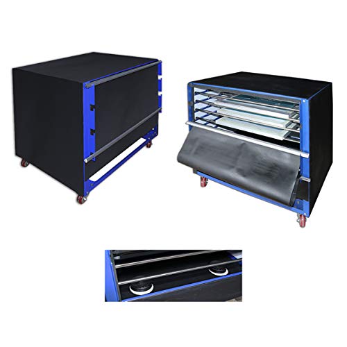 TECHTONGDA 110V Screen Drying Cabinet 6 Layers Screen Printing Plate Drying Equipment Screen Heating 35.4x23.6inch