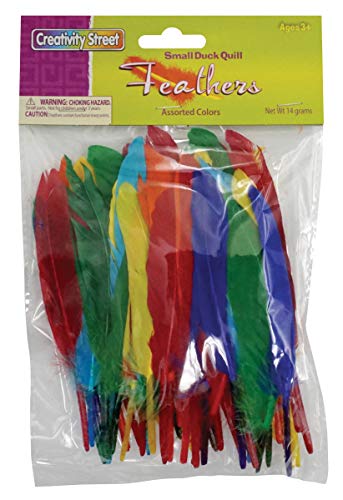 Duck Quill Feathers - Bright Color Assortments