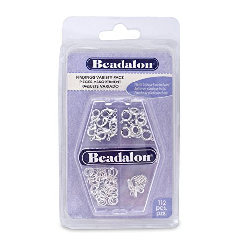 Beadalon Silver Plated Jewelry Findings Variety Pack
