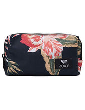 Load image into Gallery viewer, Roxy Women&#39;s Pipeline Pencil Case Pouch, anthracite castaway floral, One Size
