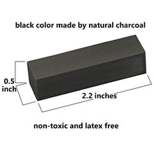 Load image into Gallery viewer, Iconikal Latex-Free Non-Toxic Eraser, Charcoal Black, 10-Pack
