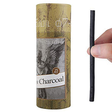 Load image into Gallery viewer, MyArTool Artist Willow Charcoal Sticks for Sketching and Drawing, Approx. 7-9mm Dia, 25 Sticks
