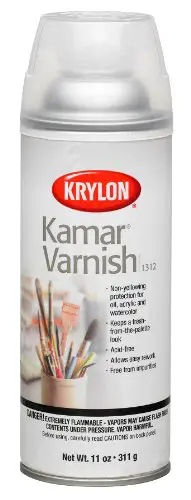 Krylon K01312 11-Ounce Kamar Varnish Aerosol Spray,Matte