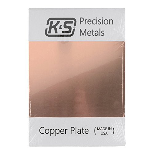 K&S Precision Metals 6605 Copper Etching Plate, 0.050