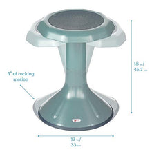 Load image into Gallery viewer, ECR4Kids ACE Active Core Engagement Wobble Stool for Kids, Flexible Classroom &amp; Home Seating, Kids’ Chair, Flexible Seating, Wiggle Chairs, 360 Degree Movement, 18-inch Seat Height, Seafoam
