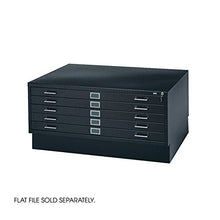 Load image into Gallery viewer, Safco Products Flat File Closed Base for 5-Drawer 4994BLR Flat File, sold separately, Black
