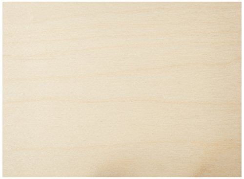 American Easel 434105 Blockprinting Wood Panels, 6 x 8 Inches, Pack of 12