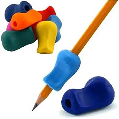 The Pencil Grip Original Universal Ergonomic Writing Aid for Righties and Lefties, 6 Count, Assorted Colors (TPG-11106)