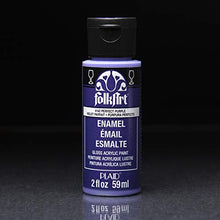 Load image into Gallery viewer, FolkArt Gloss Finish Acrylic Enamel Craft Set Designed for Beginners and Artists, Non-Toxic Formula Perfect for Glass and Ceramic Painting, Sixteen 2 oz Bottles, 32 Ounce
