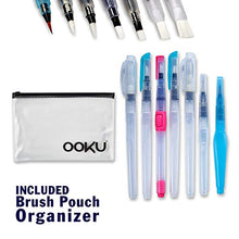 Load image into Gallery viewer, OOKU Watercolor Brush Pens - Set of 7 Multi-Purpose Watercolor Pens Refillable, Artist Grade Watercolor Brushes for Water Color Painting, Lettering | Art Watercolor Paint Brushes for Kids Adults
