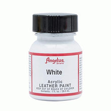 Load image into Gallery viewer, Angelus Acrylic Leather Paint, White, 1 oz
