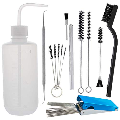 Master Airbrush Brand - Airbrush Cleaning KIT #1 Spray GUN & Airbrush Clean Set, Everything You Need to Keep You New Binks, Devilbiss, Sata, Iwata, Master, Badger, Paasche & Other Spray Equipment in Top Condition.