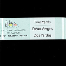 Load image into Gallery viewer, Fabric Editions 2-Yard Pre-Cut Fabric Palette, 42 by 72-Inch, Black
