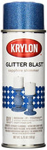 Load image into Gallery viewer, Krylon K03814A00 Glitter Blast Glitter Spray Paint for Craft Projects, Sapphire Shimmer Blue, 5.75 oz
