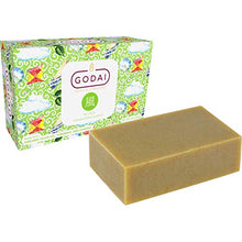Load image into Gallery viewer, Godai Wind Natural Soap Bar (Rice Bran &amp; Olive Oils, Clove, Turmeric &amp; Cassia Cinnamon Essential Oils, Barley Grass, and Ginseng), Certified Organic by MDA, 4 oz

