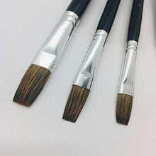 Load image into Gallery viewer, XDT#910 Bright Artist Paint Art Brushes 6pc Soft Natural Hair Acrylic Watercolor #1 #3 #5 #7 #9 #11
