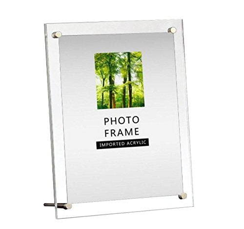 Modern Acrylic Photo Frame - Desktop/Free Standing（8x10)