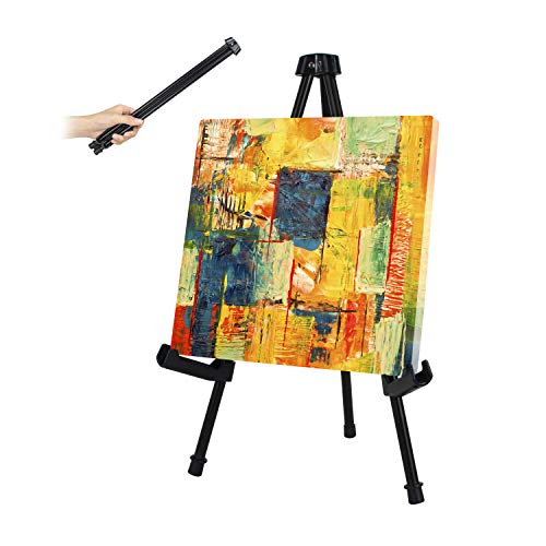 PUJIANG Tabletop Display Easel, Folding Instant Poster Easel, 14